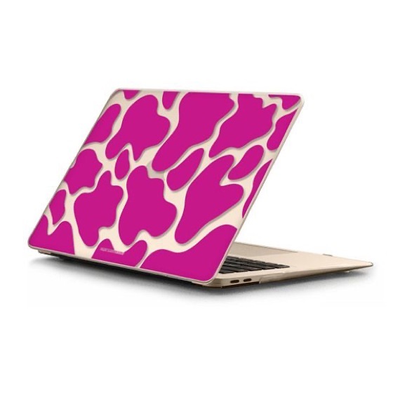Casetify Computers, Laptops & Parts Casetify Pink Cow Print Laptop Case Poshmark